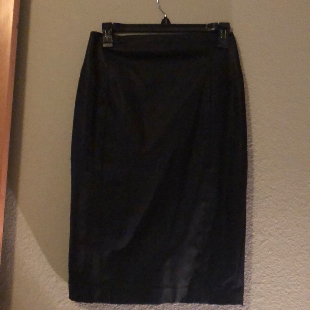 Faux leather skirt!